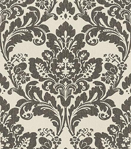 Vliestapete Poetry 2 Barock weiß schwarz gold 547337