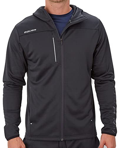 Bauer Vapor Fleece Zip Top Senior, Größe:S, Farbe:schwarz