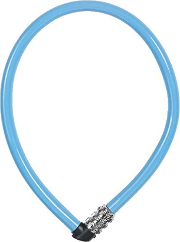 ABUS cable lock 3406C - combination lock - 55 mm long steel cable with plastic coating - security level 1