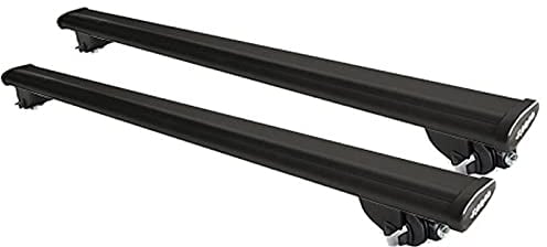 Dachträger Farad BM + Aerodynamic Schwarz aus Aluminium für BMW 3er Touring (G21) ab 2019 mit integrierter Dachreling