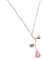 Collana da donna di moda rosa fiore ciondolo a catena lunga collana girocollo collana gioielli regalo di Natale dorato robusto ed economico utile e abile, Oro