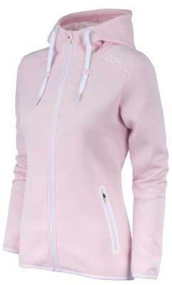 TCA Revolution Tech Sweat de Running à Capuche avec Poches Zippées pour Femme - Rose, L