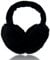 Chmentnanza Ohrenwärmer Damen Winter, Ohrwärmer für Frauen Faltbare Plüsch Warme Ohrenschützer Winter, Earmuffs Winter für Damen und Herren Schwarz