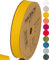 Halbach Seidenbänder Baumwollband 20 mm x 20 m, Bänder zum Basteln als Meterware, Stoffband für Dekorationen, Webband 100% Baumwolle für DIY Handwerk, Schrägband für Näharbeiten, Farbe: honey yellow