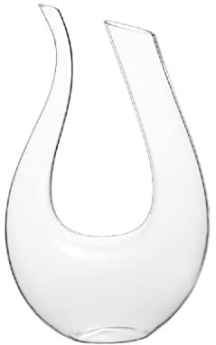 MASUNN 1500 ml Luxuriöser Kristallglas, U-förmiges Horn, Weindekanter, Weinausgießer, Rotweinkaraffe