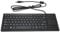 ciciglow Tastatur mit Touchpad, Kabelgebunden, USB2.0, Tragbar, HUB-Funktion