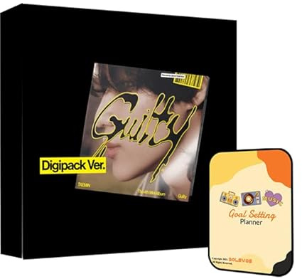 TAEMIN Album - GUILTY Digipack ver.+Pre Order Benefits+BolsVos Exclusive K-POP Inspired Digital Planner, Sticker Pack for Social Media