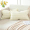 Artscope 2er Set Kordsamt Kissenbezüge Moderne Kissenhüllen Dekorative Sofakissen Umwickelte Kante Dekokissen Weicher Zierkissenbezug für Wohnzimmer Sofa Schlafzimmer Boho Dekor Creme Beige, 40x60cm