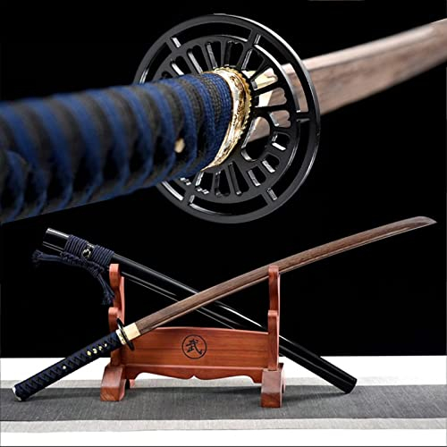 Épée samouraï Iaido style japon,véritables Katanas,Bokken rose naturel 103cm gaine peinture bois massif,Katana fait main pour l'entraînement Kendo,cosplay,décoration intérieure,collection d'exposition