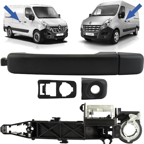 ExpertTech Mécanisme avec poignée de porte latéral droit et avant gauche compatible Renault Master 3, Opel Movano B interstar (2010-2022)