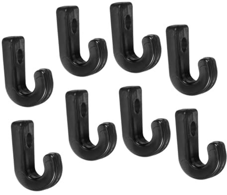BESPORTBLE 8pcs Multi-function Bungee Hooks for Kayak and Outdoor Activities Shaped Canoe Accessories Easy to Install and Carry for Boating and Camping