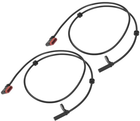 TUCKBOLD ABS Raddrehzahlsensor Für Mercedes Für Benz C250 12-15 2 Stück | Schwarz, ABS/Gummi/Metall, Position Hinten Links Rechts, OE A2049050100, Für Mercedes Für Benz C300 C350 C63AMG