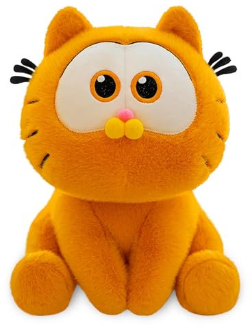 LIVESTN Gar-Field Plüschtier, Orangefarbene Katze Stofftier, Spielzeug Schmusetier Geschenk für Kinder Mädchen Jungen