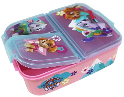 Sorrisini Paw Patrol Porta Pranzo per Bambini, Contenitore Merenda, Scatola Merenda, Box Merenda Asilo e Scoula