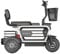 Dreirad Seniorenmobil mit Straßenzulassung, Vollfederung, Große Reichweite, abschliessbarer Stauraum, Sicher und Robust, Elektromobil C,120km