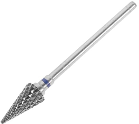 NIYANGLE Brocas para Uñas Cabezal de Pulir Metal para Decoración de Uñas Manicura Uso Taladro