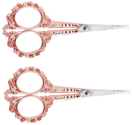 ELAYARD Nagelknipser Vintage Maniküre Pediküre Schere Roségold Kompakt Robust Für Reisen