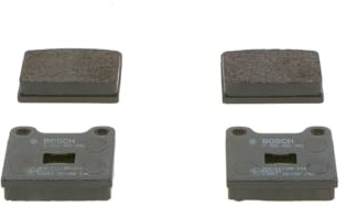 Bosch BP623 - Auto Bremsbeläge vorne - 1 Set mit 4 Bremsbelägen | Bosch-Qualität - für weniger Bremsgeräusche und Bremsstaub - ECE-R90 zertifiziert - kupferfrei