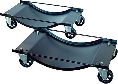 Dirty Pro Tools� 2 Car Wheel Dollies Car Skate Dolly Van Positioning Garage Jack 450 Kgs Per Dolly Pair
