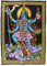 Indischer Wandbehang, Motiv: Kali