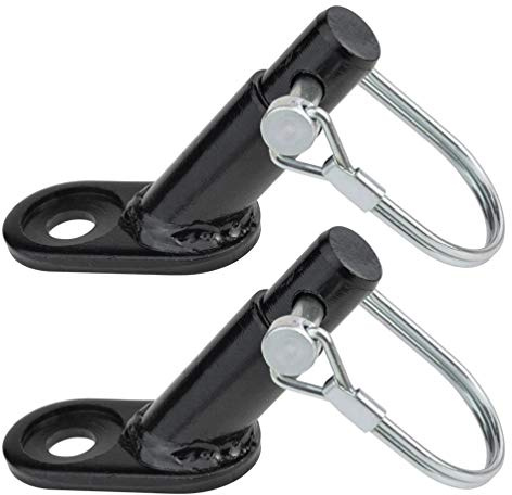2 Packs Bike Trailer Coupler, Fengek Bike Trailer Hitch Instep Attachment for Instep, Black