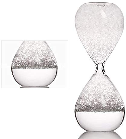 Sablier Bubble Dream, Creative Fluid Fantasy Bulle Sablier Home Office Decor Minuteur Sablier, Décoration De Bureau en Verre De Cristal Sablier Parlant De Bulle pour Un Cadeau De Noël Créatif