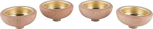 Richard Glässer Adapter für Teelicht 1,4 cm - 4er-Set
