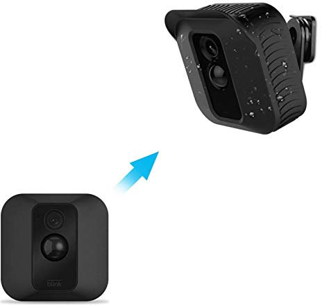 Silikon Hülle Für Blink XT2 / XT Kamera, Weicher Elastischer Kameraschutz Schwarz, Einstellbare Schutzhalterun Und Silikon-Hautabdeckung, Wetterfeste Schutzhülle Und Getarnte Gehäuseabdeckung