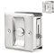 HOMOTEK Confezione da 2 serrature per porte scorrevoli con tirante, sostituiscono rapidamente e facilmente le serrature per porte scorrevoli vecchie o danneggiate, 6,9 x 6,3 cm, per porte di spessore
