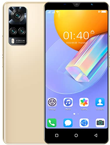 McMgc Telefoni Cellulari Economici, Schermo IPS da 4,7 pollici, sistema operativo Android, doppia scheda SIM e doppia fotocamera, telefono cellulare economico che supporta Bluetooth, WiFi, GPS
