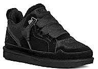 UGG Unisex-Child Lowmel Sneaker, Black, 6 Big Kid
