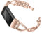 ZUZIS Strass-Metallband Kompatibel Mit Fitbit Charge 4/Charge 3, Mädchen Edelstahl Strass Band Glitter Handgelenk Armband Metall Armband Sport Armband für Charge 4 / Charge 3,4