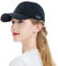 ZLYC Daman Sommer Baseball Caps für Sport Golf Tennis Baseballmütze(Einfarbig Schwarz)
