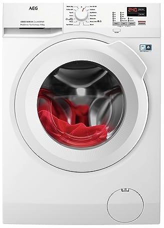 AEG 6000 Series 10KG 1400rpm Freestanding Washing Machine White, (L6FBK141B)