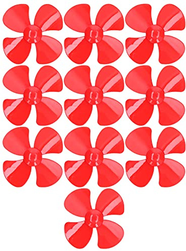 10 Pcs 4 Blade Propeller 40mm ABS Material Diy Fan Blade Fixed Wing Aircraft Toy Car R C Model Accessories