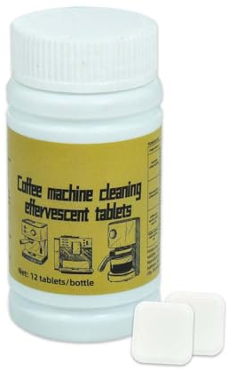 Reinigungstabletten für Kaffeevollautomat, [12 * 5g] Reinigungstabletten für Kaffeemaschinen, Reinigungstabs kompatibel mit Jura, Siemens, Krups, Bosch, Miele, Melitta, WMF uvm