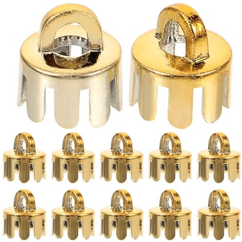 VILLCASE Hochzeitsdekorationen 12 Stück DIY Weihnachtsschmuck Kappen Weihnachtskugel Anhänger Ersatz Kleiderbügel Kappen Weihnachtsdekorationen