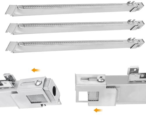 SafBbcue 67490 Brennerrohr-Set für Weber Genesis II Gasgrills der 300er-Serie, 3-teiliger Brenner für Weber Genesis II E-310 Genesis E/S-315 Gasgrill, auch für Weber Genesis II E-210 LX E-240 LX S-240