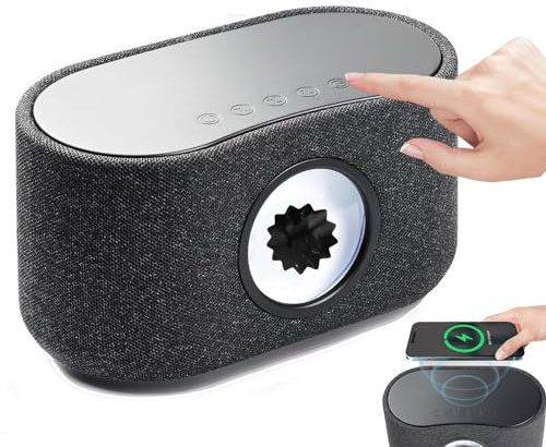 Magnetic Fluid Speaker， Ferrofluid Speaker Music Mate/Sound Partner, with 15W Charging Function,360° Surround Sound Home Bluetooth 5.1 Audio Music Pickup ，for Home TV Computer Office Desktop Decor