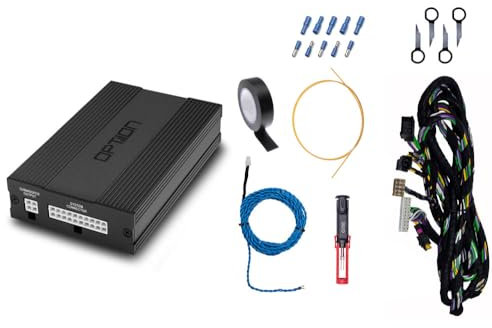 OPTION Plug & Play Set kompatibel mit Skoda Superb III - 6-Kanal DSP-Verstärker inkl. Kabelsatz - Soundupgrade