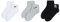 Karl Lagerfeld B.V Men's Ikon Short (3 Pack) Socks Multi Pack, Schwarz/Weiß/Grau, 43-46 (3er