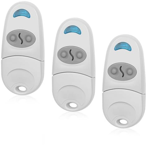 Télécommande Universelle pour Garages et Portails, Compatible avec Came Top 432NA/432EV/432EE/432M, Fréquence 433,92 MHz, Programmation Facile, Usage Domestique et Professionnel (3pcs)