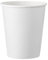 LogiPack 200 Stück Pappbecher 250ml / 8 oz Ø 80 mm Weiß - Bio Einwegbecher plastikfrei - Kaffeebecher Nachhaltig & Recycelbar - Für Kaffee, Smoothies, und mehr