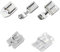 5 Stück Nähfuß,Nähfüße für W6 Brother Singer Privileg Nähmaschine,Nähmaschinen Zubehör Sewing Machine Presser Feet Reißverschluss Füßchen Saum Nähen Fuß handnähmaschine Foot Ersatzteile Nähzubehör