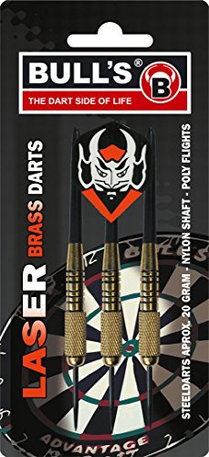 Bull's Erwachsene 10999 Bulls 3 Steeldart Laser Brass Darts 20, M