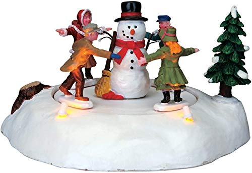 Lemax Christmas Weihnachtsdekoration „der fröhliche Schneemann“ 84776, 4,5 V batteriebetrieben