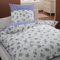 Dyckhoff 3071970400 Weichfrottier-Bettwäsche Vera 80 x 80 cm und 135 x 200 cm, blau