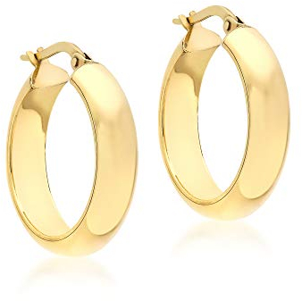 CARISSIMA Damen-Ohrringe 9 karat gelb Gold Round Creole - 1.52.7689