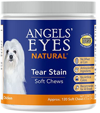 Angels Eyes Chucherías para Perros de fórmula de masticado Blando, de Pollo, 120 Unidades