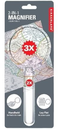 Kikkerland Handlupe, 2 unterschiedliche Lupen